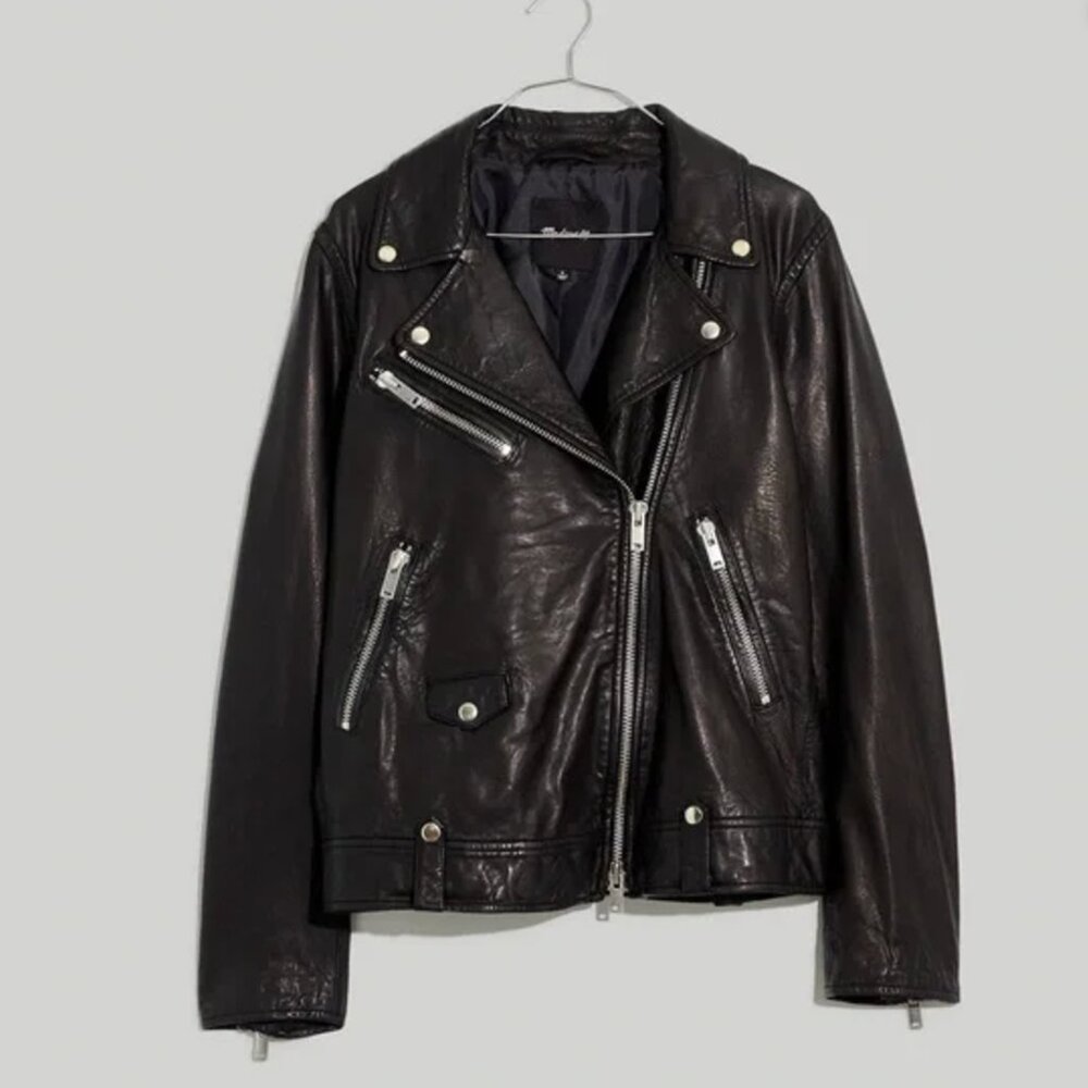 Madewell Oversized Leather Jacket